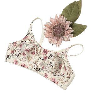 Breezies Wirefree Print Support Bra 38B